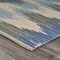 Homeroots 5 x 7 ft. Blue & Cream Ikat Pattern Area Rug 395479 - alternate 3
